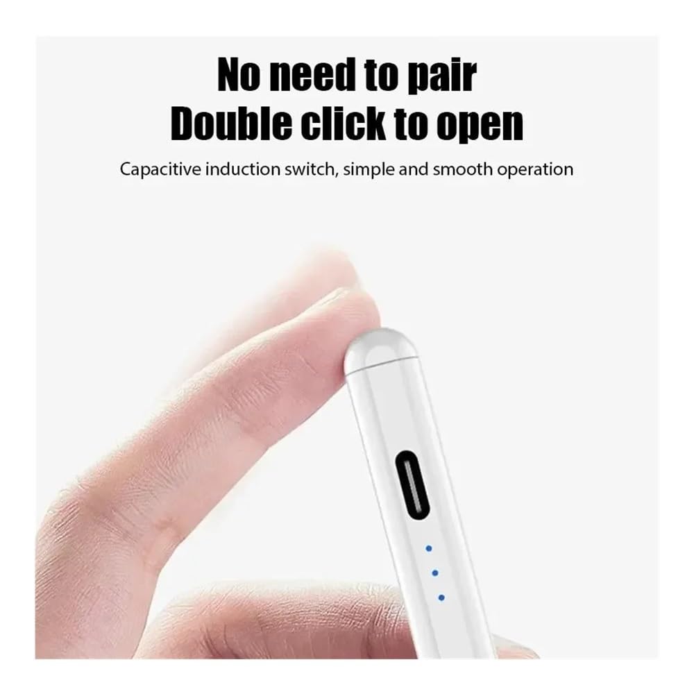 Touch Screen Stylus Pen with Palm Rejection, Magnetic Rechargeable Pen for Apple iPad & Other Tablets