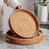 Photo Gallery yuangang vassoio intrecciato in rattan, versatile cestino portaoggetti per casa, cucina, picnic, cesto di frutta intrecciato (30 cm) Photo Gallery yuangang vassoio intrecciato in rattan, versatile cestino portaoggetti per casa, cucina, picnic, cesto di frutta intrecciato (30 cm)