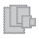 Spellbinders S4-133 Nestabilities Large Classic Scalloped Rectangles Etched/Wafer Thin Dies