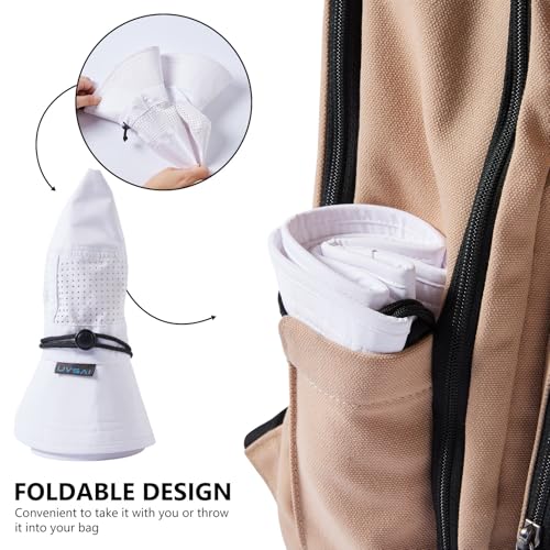 Image of UPF 50+ Bucket Sun Hat with Laser Perforated Mesh Cooling Adjustable Breathable Lightweight for Outdoor Men Women