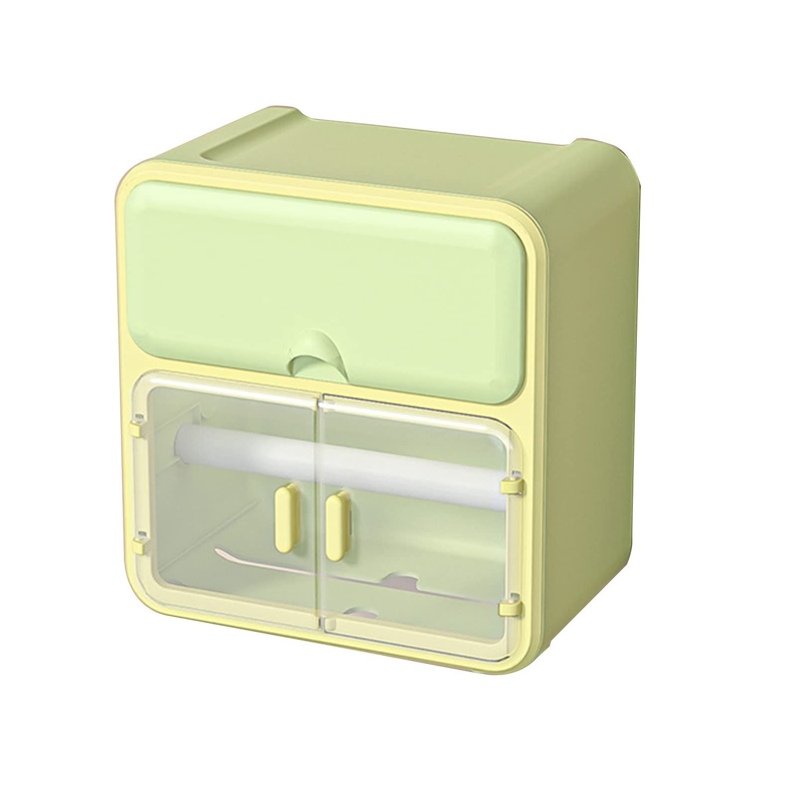 Tsophreniq Wall Mounted Tissue Box Hanging Paper Towel Holder Toilet for Bathroom Dormitory Wall Window Organization Towel Holder