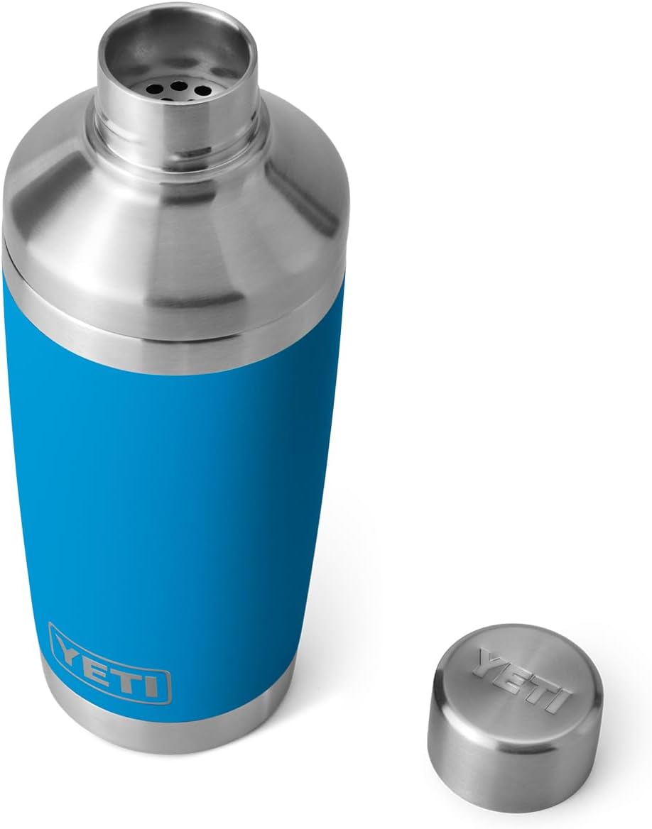 YETI Rambler 20 oz Cocktail Shaker, Stainless Steel, Vacuum Insulated, Big Wave Blue - Image 7