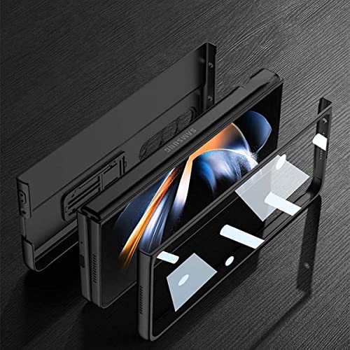 para a caixa Samsung Galaxy Z Fold 4,Suporte para negócios Shell com protetor de tela Capa protetora