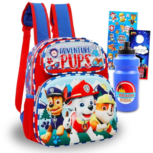 Paw Patrol Mini Backpack for Kids - Bundle with 12