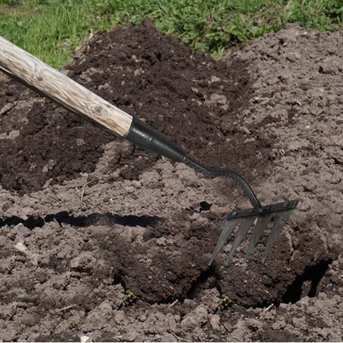 Rastrillo para Jardín Toyvian con 4 púas de Acero miniatura 5
