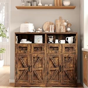 Rusticbrownfarmhousestoragecabinetwithbarndoorsandshelvesfreestandingkitchenpantrystoragecabinetcoffeebarstationcabinethutchcupboardcabinetforkitchendiningroomlivingroom Urban Country Home Decor Rustic brown farmhouse storage cabinet with barn doors and shelves freestanding kitchen pantry storage cabinet coffee bar station cabinet hutch cupboard cabinet for kitchen dining room livingroom urban country home decor