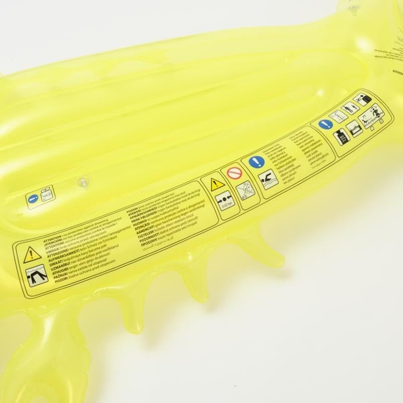 Sunnylife - Colchón hinchable Luxe Lie-On - Sonny the Sea Creature, Citrus