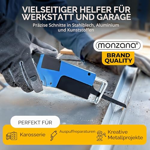 Foto von Monzana Druckluft-Hubsäge, 6 Blätter, 10.000 Hübe/min
