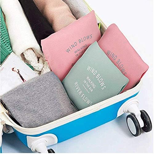 2 Pack Foldable Travel Bag Waterproof Travel Duffel Bag,Women Ladies Man Canvas Weekender Bag Overnight Carry-on Tote Duffel in Trolley Handle (Pink&Blue)… 4 2 Pack Foldable Travel Bag Waterproof Travel Duffel Bag,Women Ladies Man Canvas Weekender Bag Overnight Carry-on Tote Duffel in Trolley Handle (Pink&Blue)…