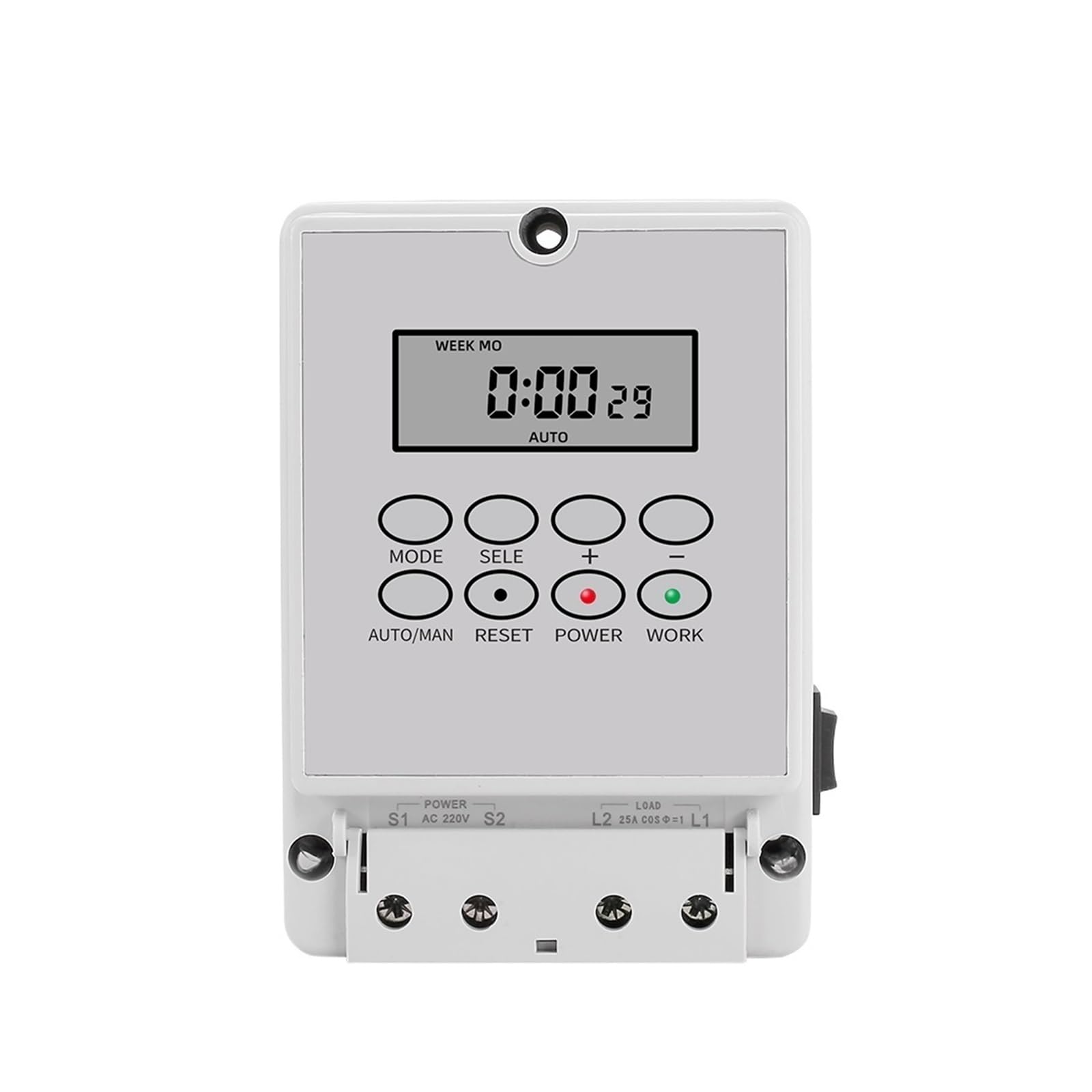 Uouobear One Color Digital School Bell Timer Switch Zty-08 Intelligent Microcomputer Auto Bell Ring Controller 220V 80 Groups Programmable Time