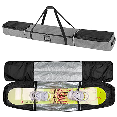 DSLEAF Snoeboard Bolsa Portátil, Gris Cover