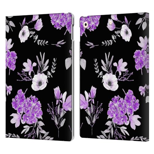 Étui portefeuille iPad 10.2 compatible Apple 2019 2020 2021 Modèle Fleur 4