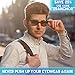 Anti-Slip Glasses Ear Hook Grip - 3 Pack - Stretch Fit for Sunglasses and Glasses (Black)