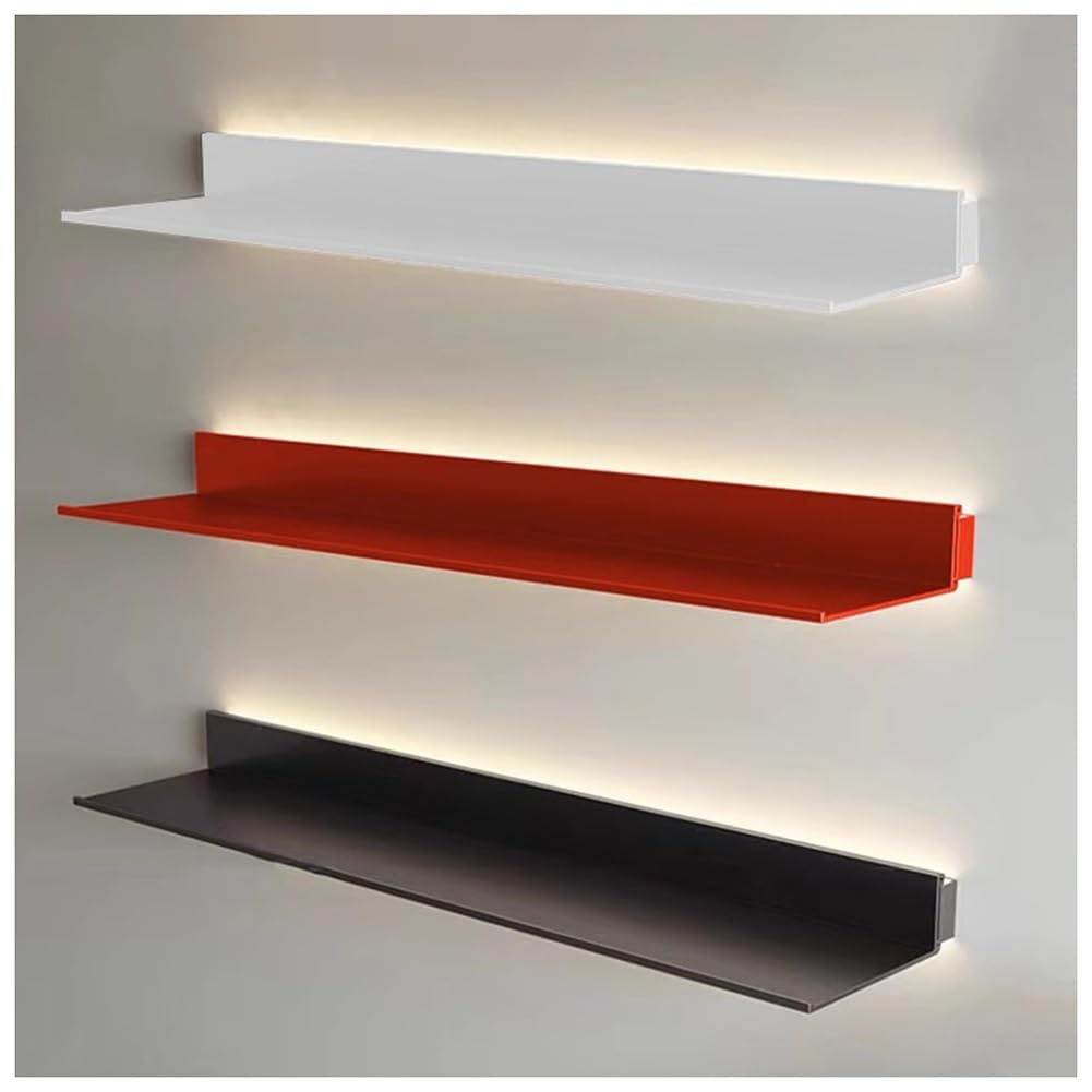 Étagère flottante à LED pour illuminer une pièce sombre et ranger la décoration