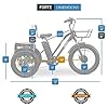 COMFYGO Forte Electric Bike, Electric Tricycle for Adults, Motor Ebikes, 3 Wheel Bicicleta Electrica para Adultos, 18AH Up to 72 Miles Per Charge #5