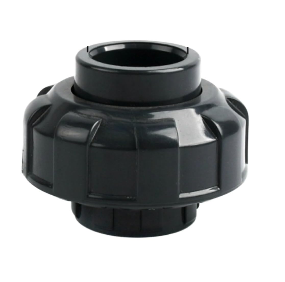 Xianggua Union 1Pc 20~63Mm Dark Grey Upvc Pipe Connector Straight Elbow Tee,Garden Irrigation Diy Accessories Aquarium Water Tank Supply Joints(,63Mm (1 Pc))