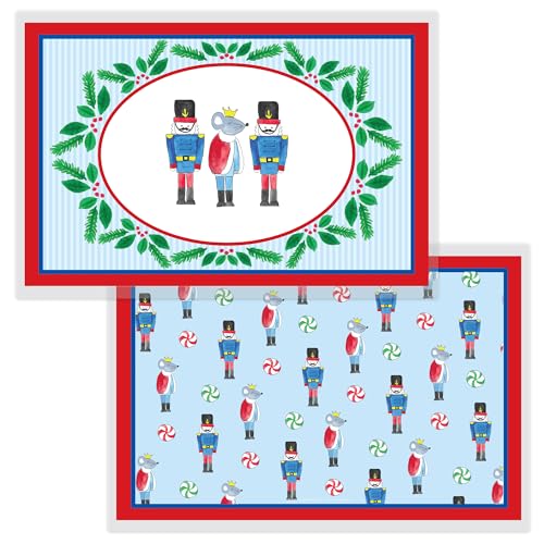 Nutcracker Christmas Placemat for Kids by Kelly Hughes, Laminated, Made in The USA