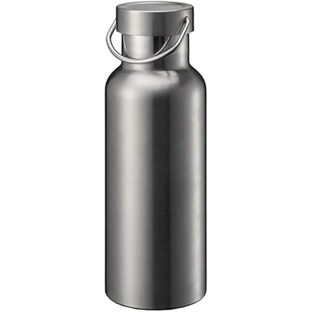 Amazon Co Jp ゴーウェルマグボトル メンズ メタルハンドル 直飲み サーモ ステンレスボトル 真空断熱 保温 保冷 水筒 500ml シルバー Ts 1515 005 ホーム キッチン