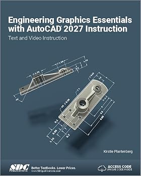 Paperback Engineering Graphics Essentials with AutoCAD 2027 Instruction Book