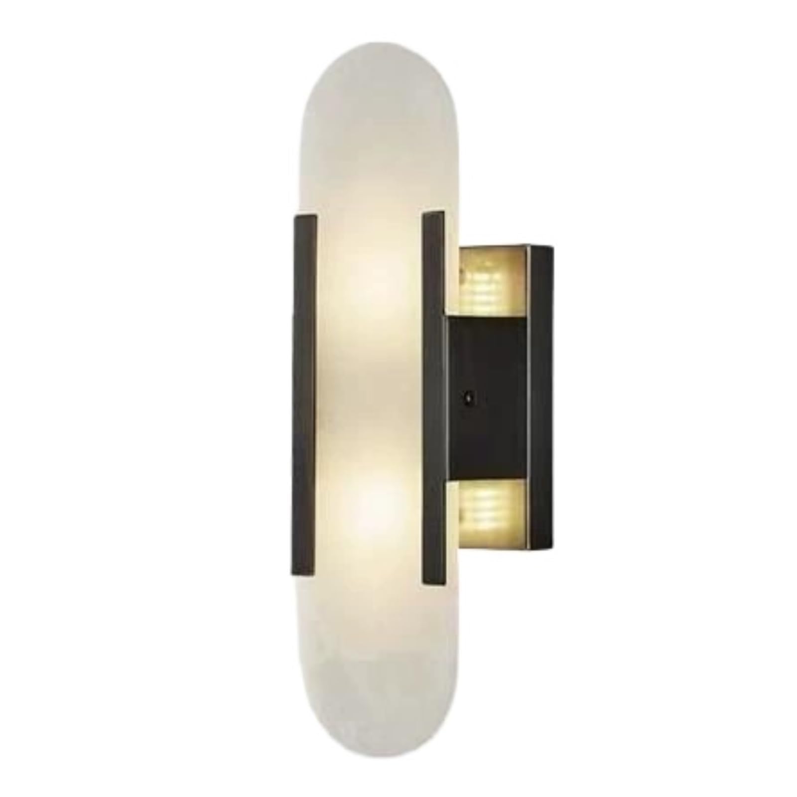 FEITENGDA Oval Wall Sconce Marble Stone Wall Lantern