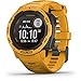 Garmin Instinct Solar, Rugged Outdoor Smartwatch with Solar Charging Capabilities, Built-in Sports Apps and Health Monitoring, Sunburst Yellow