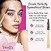 Vertex Eyebrow Brush Spoolie Comb - For Eyebrows Blending Brow Pomade | Small Angled Eyelash Brush For Longer Lashes