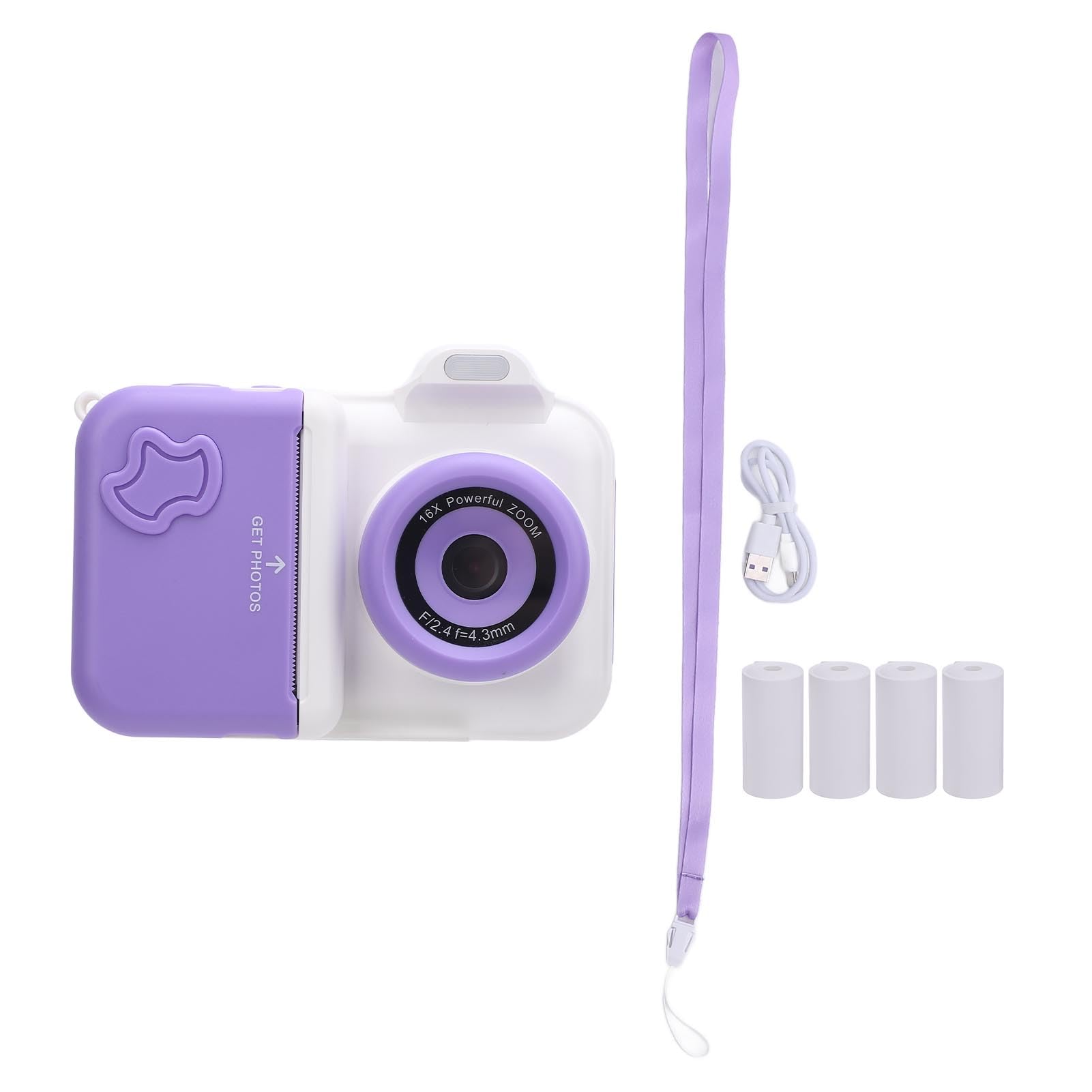 Amazon.com : Print Camera, Dual Lens Selfie Film Camera for 1MP
