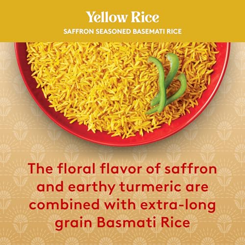 Image of Royal Yellow Saffron Basmati Yellow Rice - (6 Pack) 8.5 oz