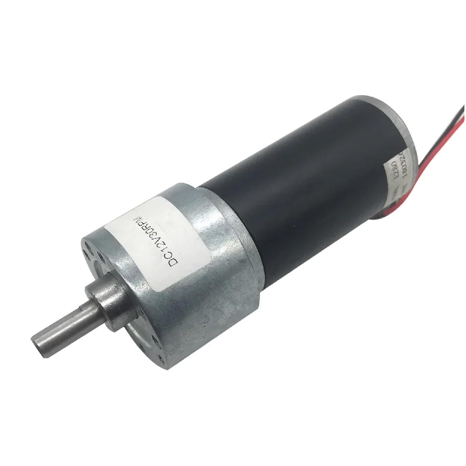JGB37-3157 DC Gear Motor, 12V High Speed High Torque Reversible Reduction Geared Motor with Permanent Magnet, Brush Commutation for Home Appliance (90rpm 12V)