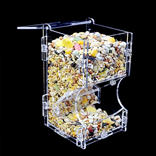 Automatic Hamster Feeder Acrylic Hamster Feeder, Food Dispenser
