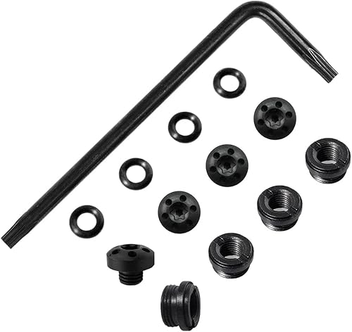 Cool Hand Tornillos y bujes de agarre 1911 para 1911 tamaño completo, empuñaduras de pistola compactasoficiales, 0.16 pulgadas delgadas0.28