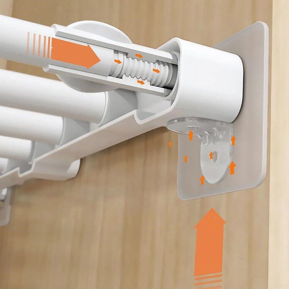 Shelf Support Pegs Cabinets, Wardrobes & Bookshelves – 6 cm Transparent ABS Load-Bearing Brackets, No-Drill, No-Damage Wall Mounting – 5/10/20 Pack(5pcs)