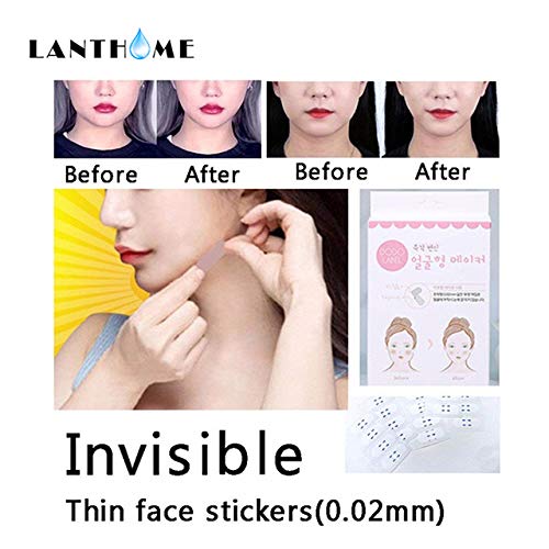 World Beauty's 40 Pieces/Set Invisible Stickers Face Lift Medical Tapes Double Chin Reducer Instant Face Lifting Stick Face Slimmer Firming Tools