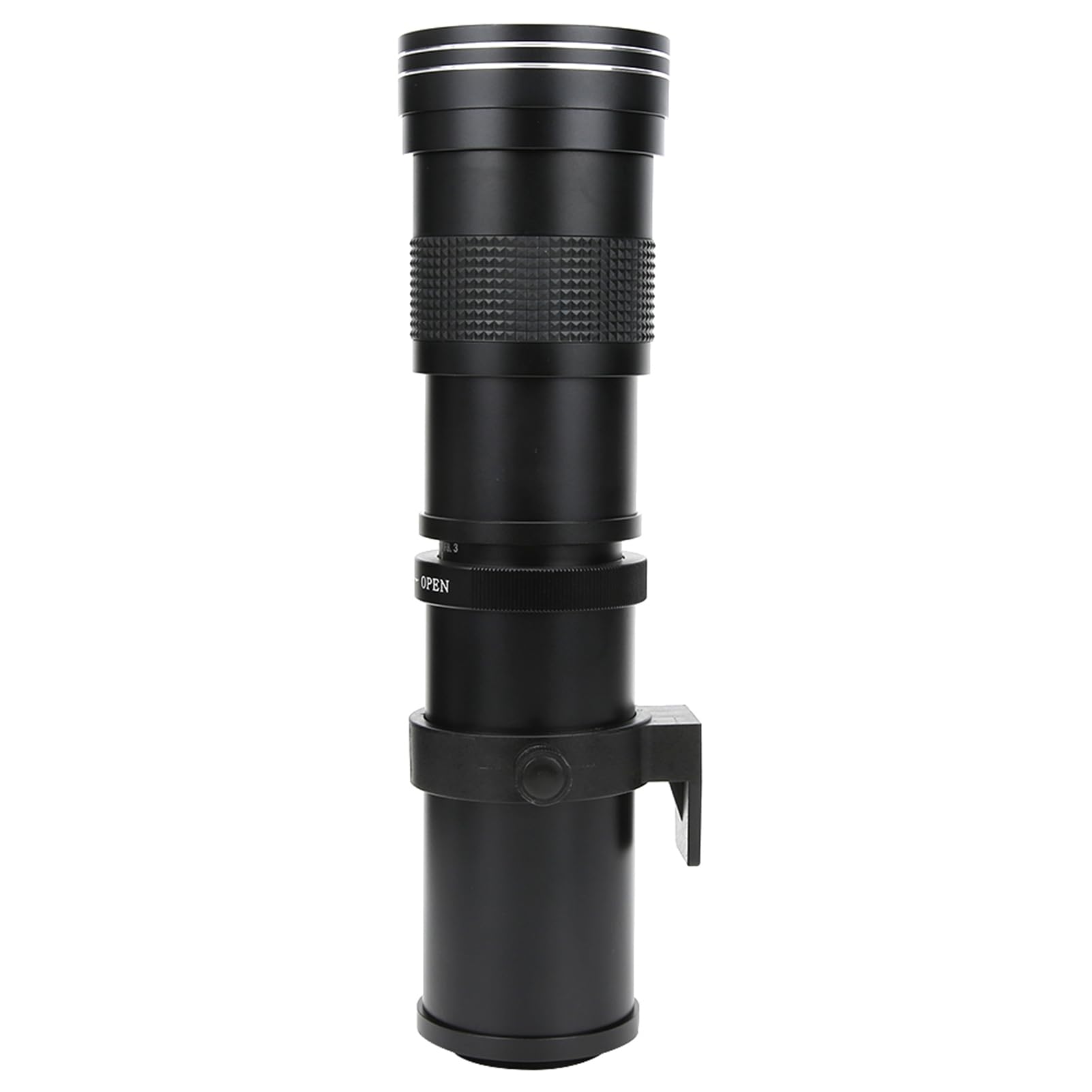 Niezwykle Mocny Telekonwerter 2X Teleobiektyw Zmiennoogniskowy z ręczną regulacją Ostrości 420800 Mm F8.316 dla Aparatu z Mocowaniem F (BLACK)