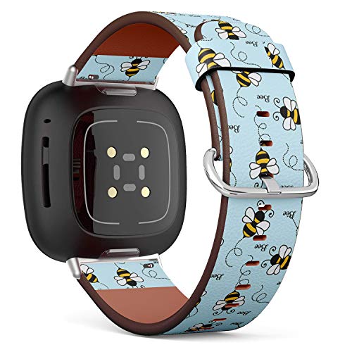 Correa de cuero para Fitbit Versa y Sense