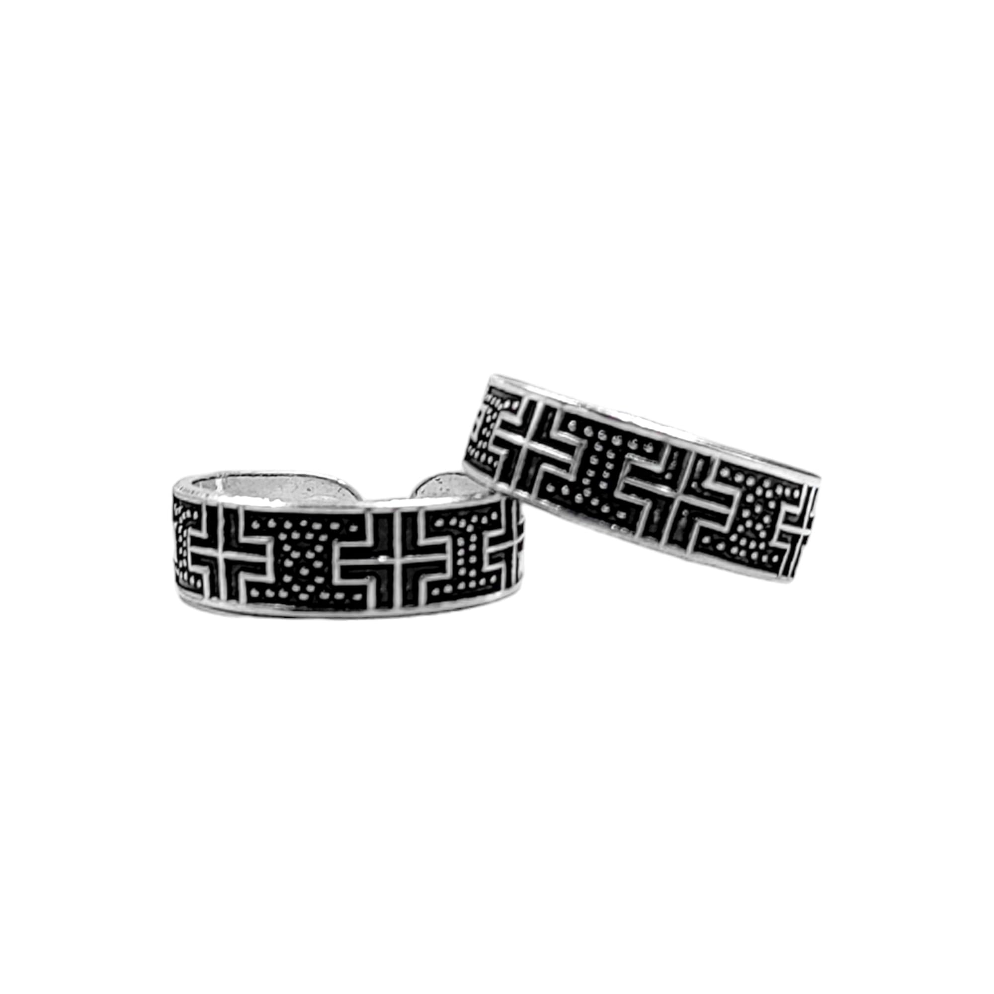 925 Solid Silver Adjustable Toe Ring Handmade Toe Ring for Gift Indian Ethnic Jewellery Body Jewelry for Women | With Authenticity Certificate & 925 Stamp-image-29