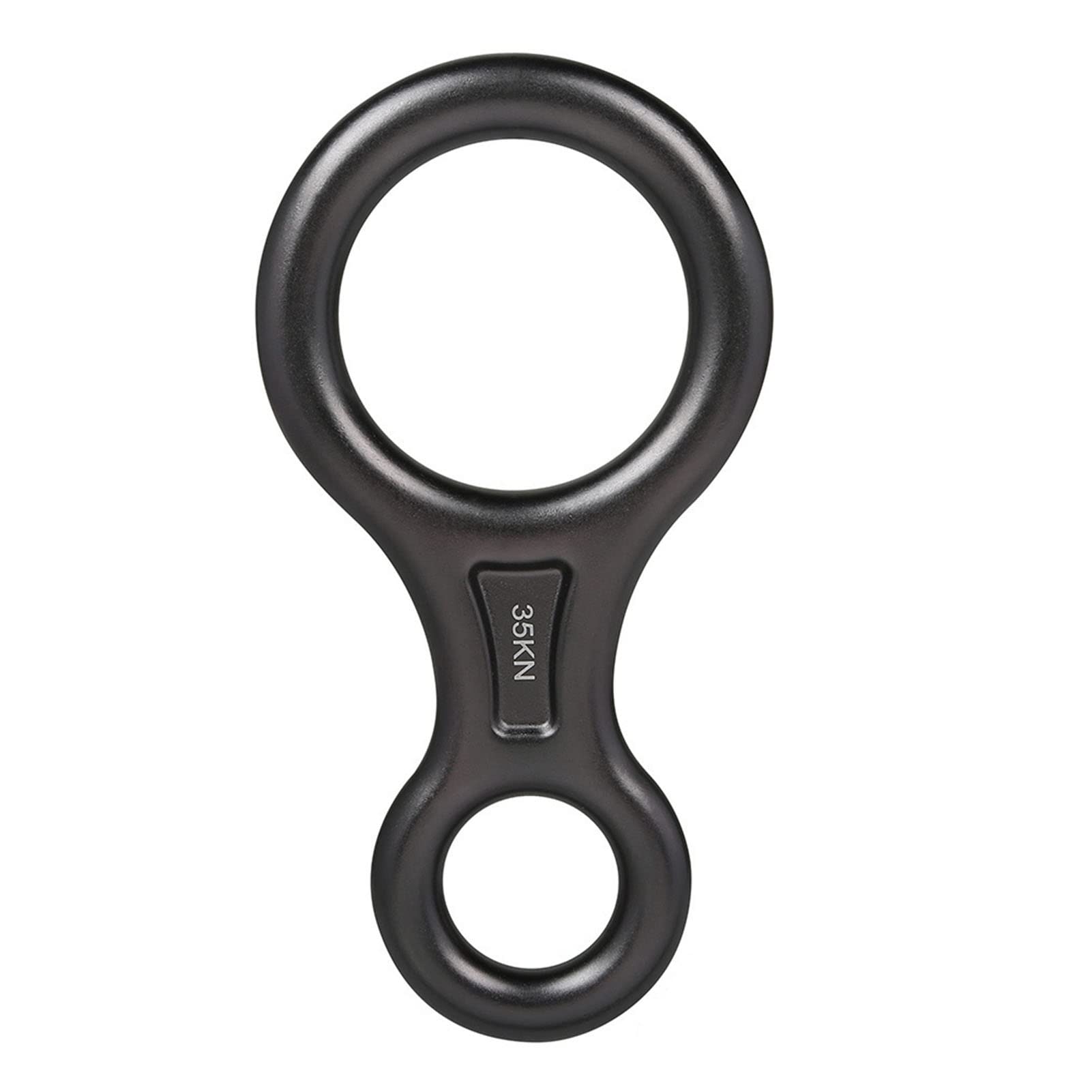 Bewinner Figure 8 Descender 35KN Heavy Duty, Aluminum Alloy Gear for Rappelling, Ziplining, Rescue, Rock & Downhill (Grey)
