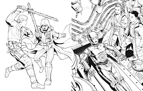 Image of Star Wars Colouring Book Volume 1: Featuring a galaxy of iconic locations, favourite characters and more!