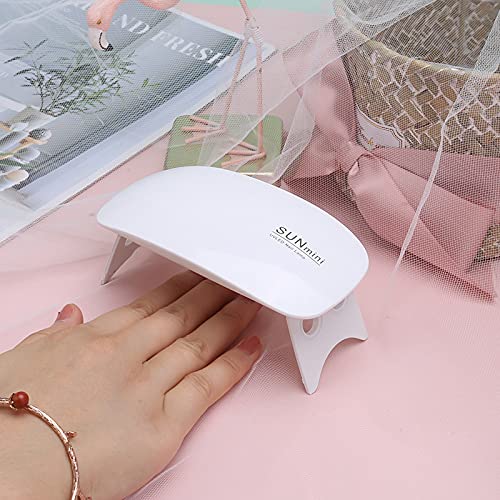 Lâmpada LED para unhas, secador de unhas para esmalte de gel, luz UV para unhas, mini