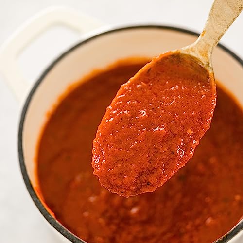 Image of Fiorella's Marinara Pasta Sauce - Tomato Sauce Made with Fresh Ingredients - Seed Oil Free, No Sugar Added, Vegan, Gluten Free, No Preservatives Added, Pasta Sauce, 25 Oz (Pack of 2)
