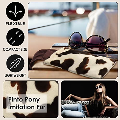 Image of Soft Sunglasses case | Large Glasses Case Holder - Eyeglass Pouch Squeeze Top | Glasses pouch Lightweight Extra Layers