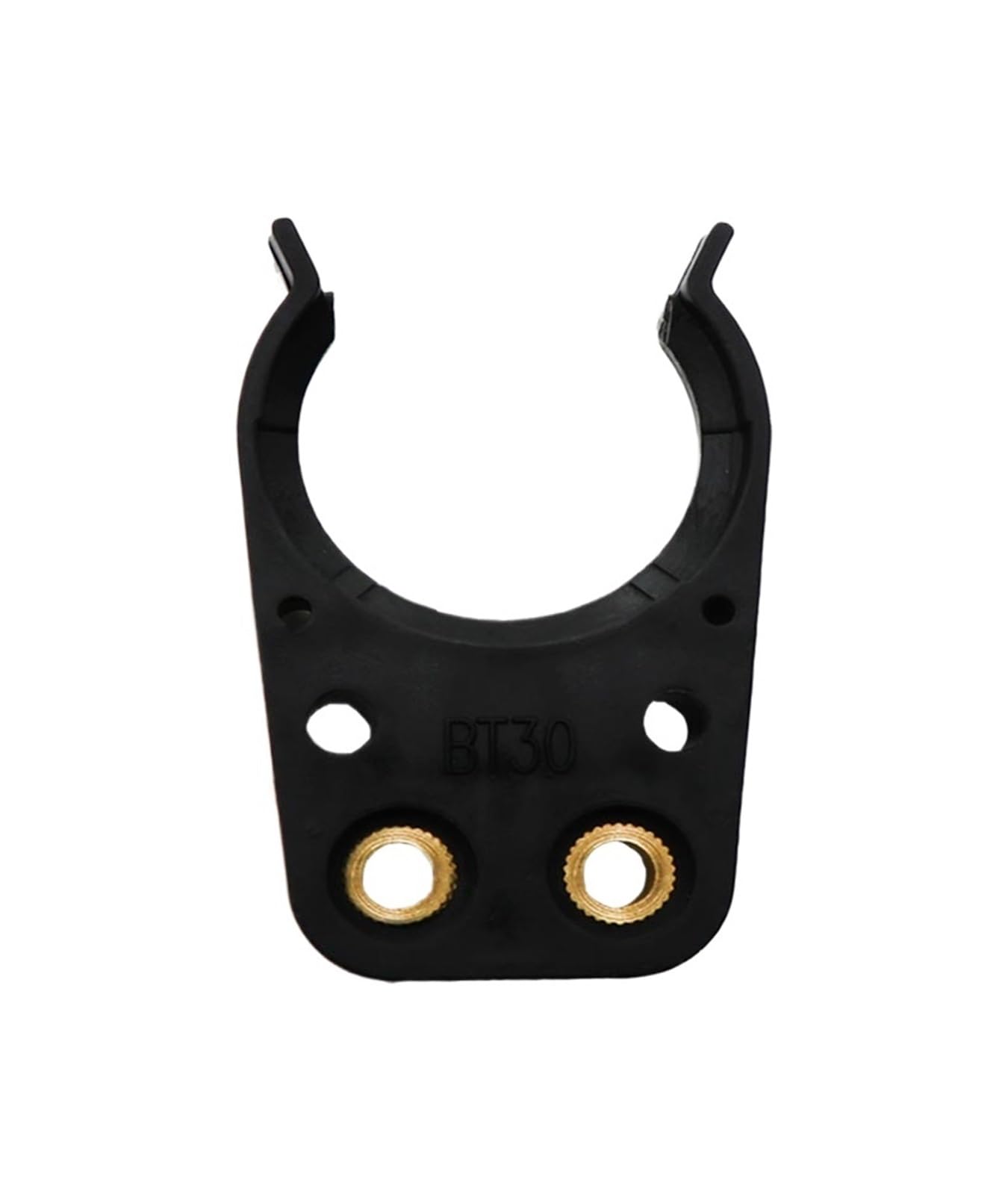 Tazyyzuu Black Automatic Tool Changer Holder 1Pc Bt30 Cnc Iron Abs Clamp Spindle Shank(Black)