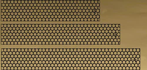 White Water Archery Metallic Gold Background Honeycomb Arrow Wraps 15pc (7” Length- 1” Width)