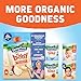 Stonyfield Organic YoBaby Whole Milk Baby Yogurt Cups with Probiotics, Plain, 4 Oz, 6 Pack