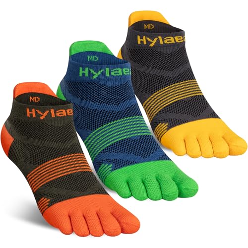 Image of Hylaea No Show Running Athletic Anti-Blister Wicking Coolmax Socks, Seamless Anti-odor