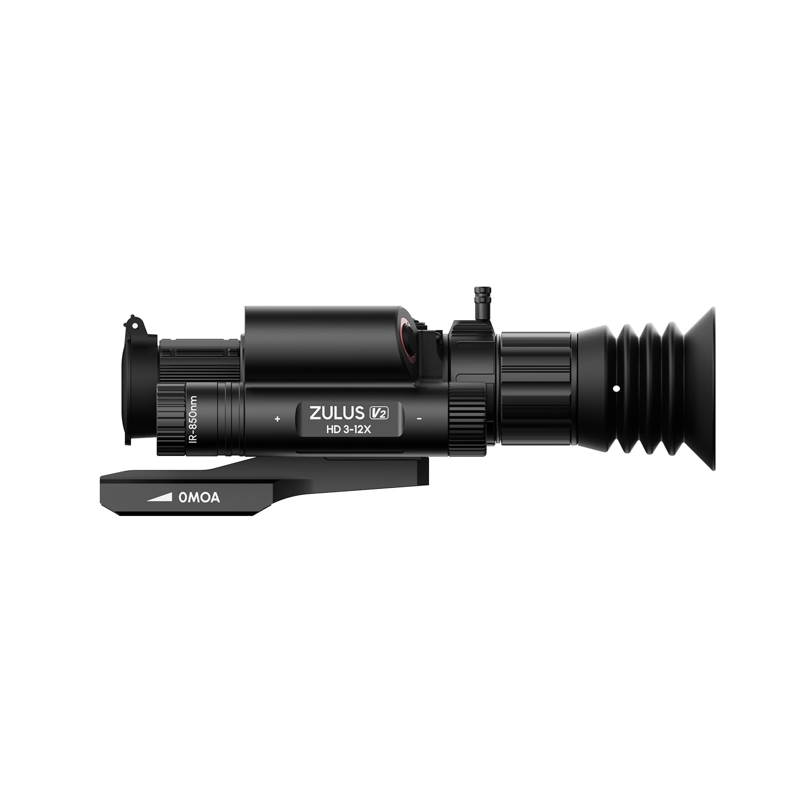 DNT Optics Zulus HD V2 Digital Day/Night Vision Scope with Infrared and Laser Rangefinder & Ballistic Calculator