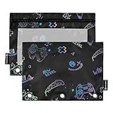 Fabriqué à partir de polyester et doté d'une texture unique similaire à une grille de football, cette trousse à crayons à trois trous est résistante aux éclaboussures et durable, promettant une utilité à long terme.