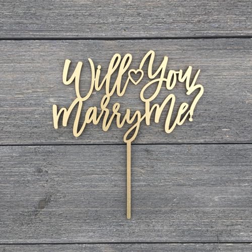 Will You Marry Me Cake topper?,Proposal Cake...