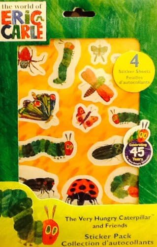 The Very Hungry Caterpillar & Friends Stickers - 4 Sheets by Eric Carle ...