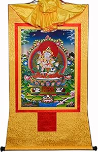 QWFVHJ Tibetisches Thangka Vajrasatva in Yab Yum